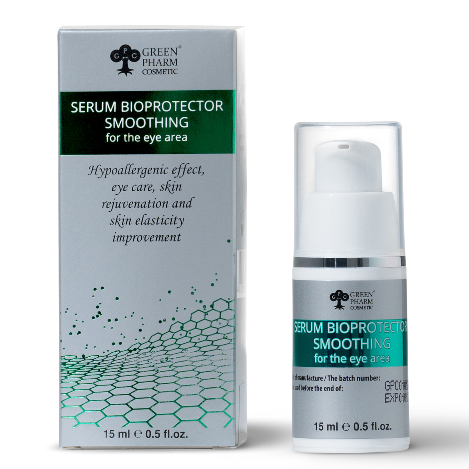 Serum bio-protektor wygładzające do okolicy wokół oczu, 15 ml